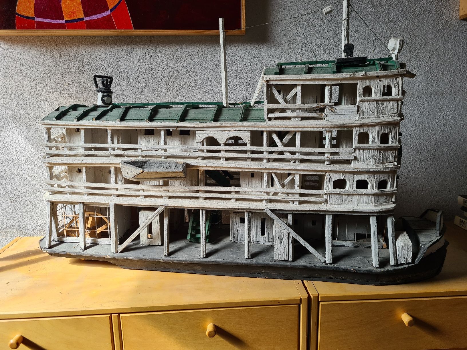 Kit di modellismo & Modellini statici: Bateau fait main type Mississipi – Usato da Chambrelien venduto da Zebz 2