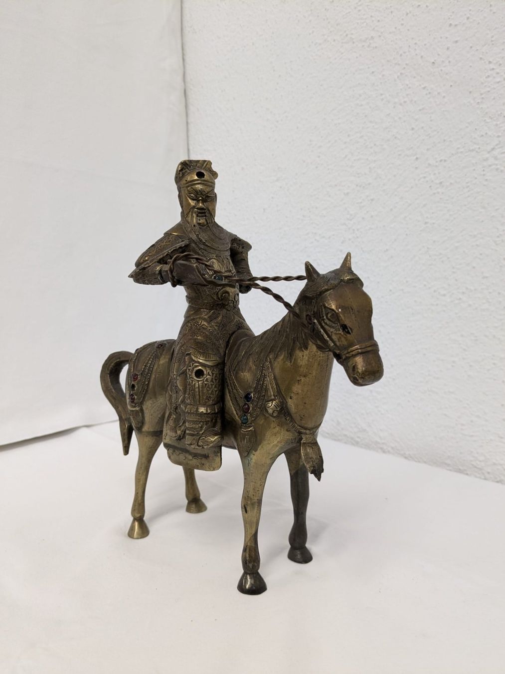 Statuette: 2-teiliges Pferd aus Messing, handgefertigt – Usato da Weinfelden venduto da blaukreuz_brocki_TG 2