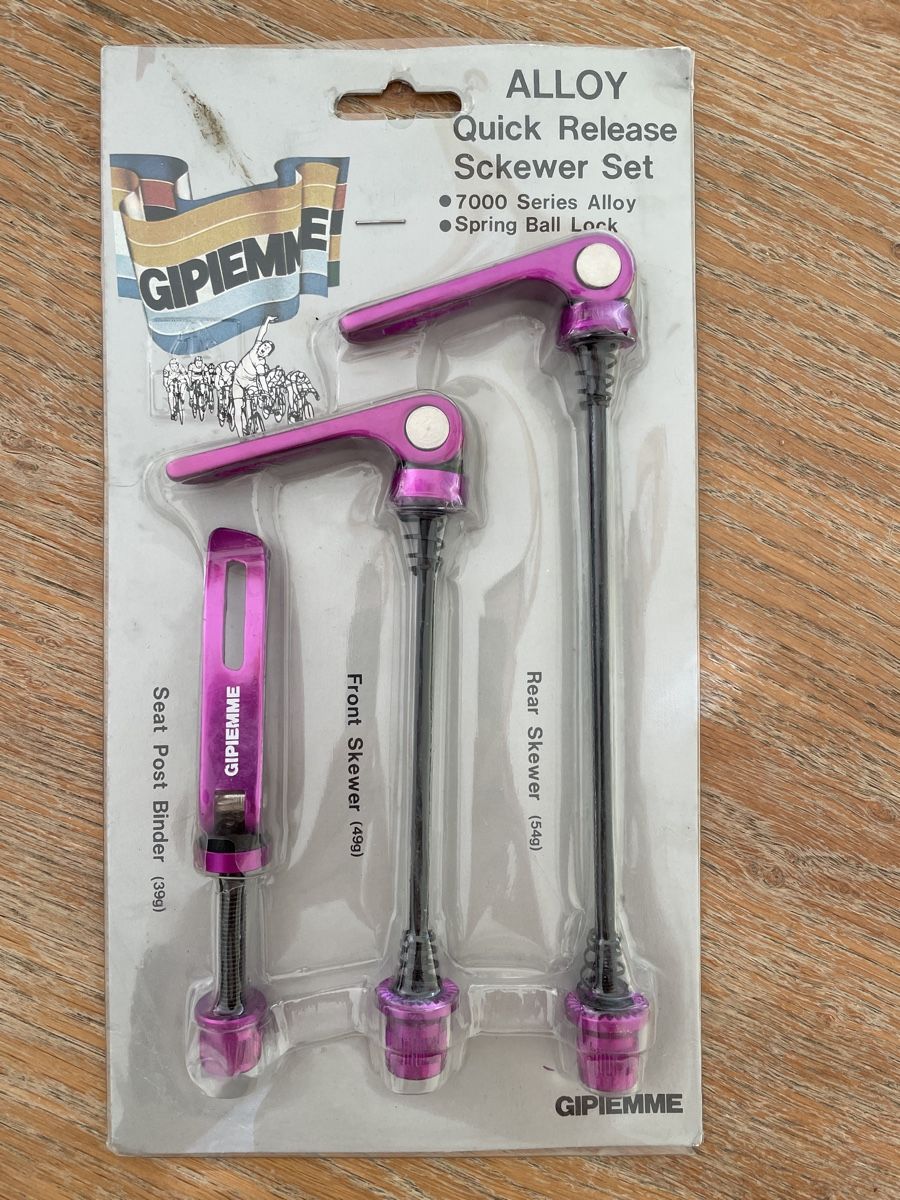 Pezzi di ricambio: Gipiemme Alloy Quick Release - Schnellspanner – Nuovo e nell'imballaggio originale da Wabern venduto da mrdel