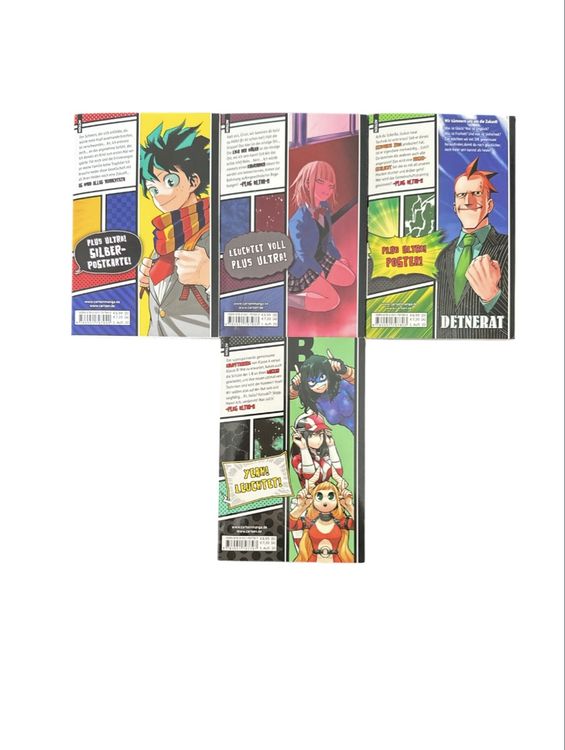 Fumetti: My Hero Academia Band 22 bis 25 + Vigilante 1 & Farbkarte  – Usato da Rheineck venduto da Raphaeloviol 1