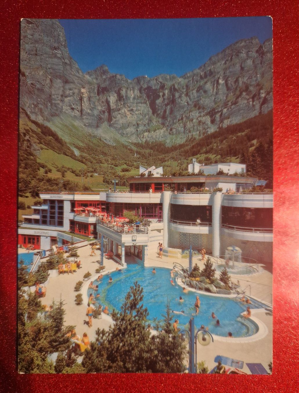 Cartoline postali: Leukerbad Burgerbad 1999 – Usato da Melchnau venduto da Fishel