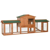 XXL Premium-Kleintierstall 212×52×85cm