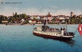 Morat, Vapeur MORAT, circulée 1912