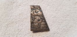 Plakette Fasnacht Basel 1986 Silber