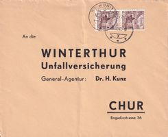 Winterthur Unfallversicherung St. Moritz - Chur 1941