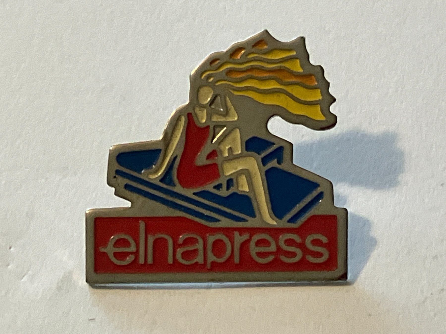 Plaketten & Abzeichen: 1 Pin Elnapress – Gebraucht aus Basel von djwwpp