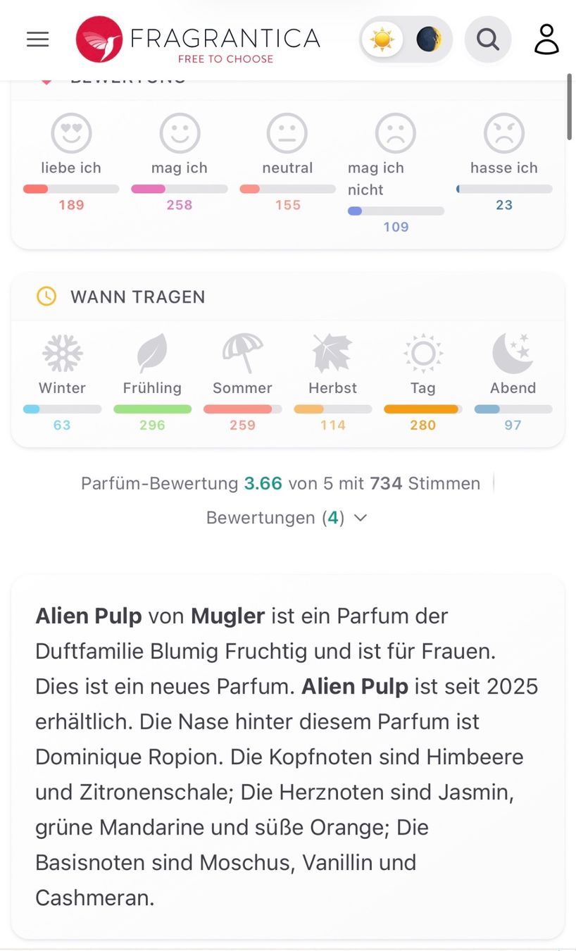 Mugler Parfum & Eau de Toilette: Mugler Alien Pulp EDP Duftprobe 2ML – Gebraucht aus Zürich von deruja 7