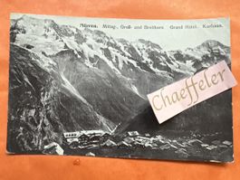 1931  Mürren, Mittag-, Gross- und Breithorn. Grand Hotel Kur