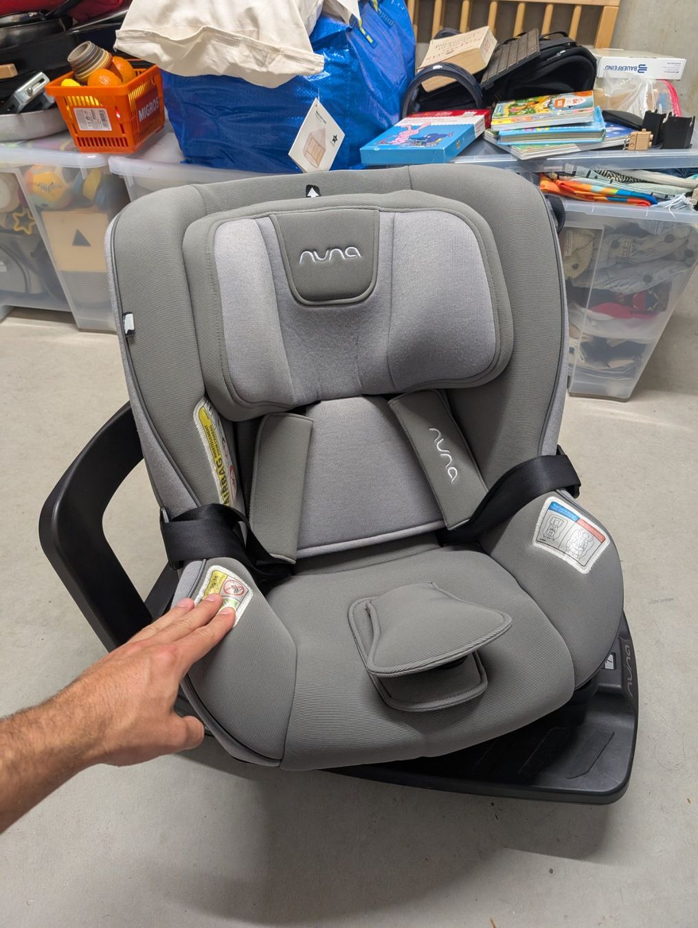 Nuna Seggiolini per auto: nuna REBL Basq Reboarder frost – Usato da Interlaken venduto da dmncmg