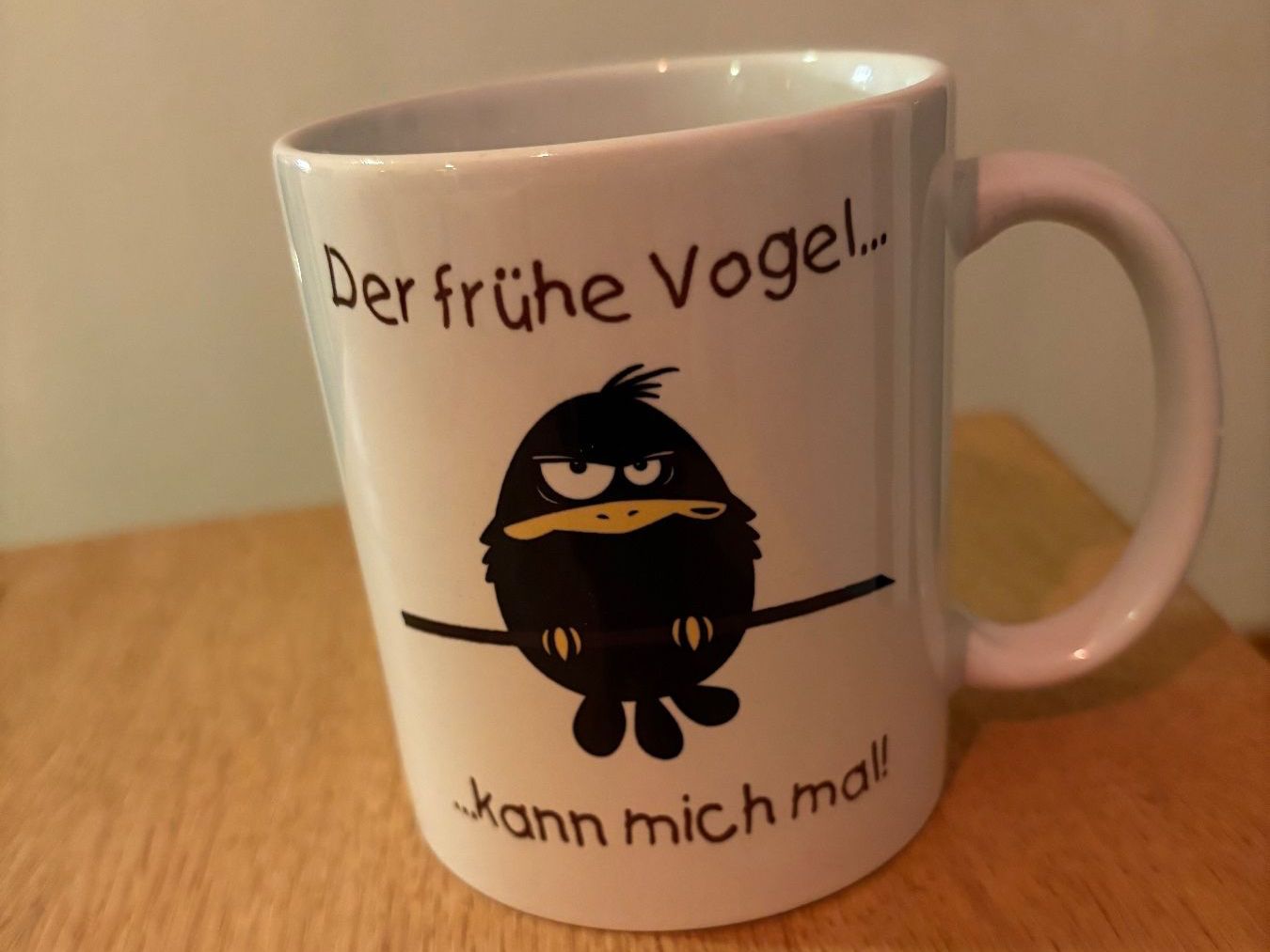 Tazze: Kaffeetasse "Der frühe Vogel..." - Neu – Nuovo e nell'imballaggio originale da grenchen venduto da cdlu