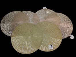 Tischsets goldfarben, 6 Stück