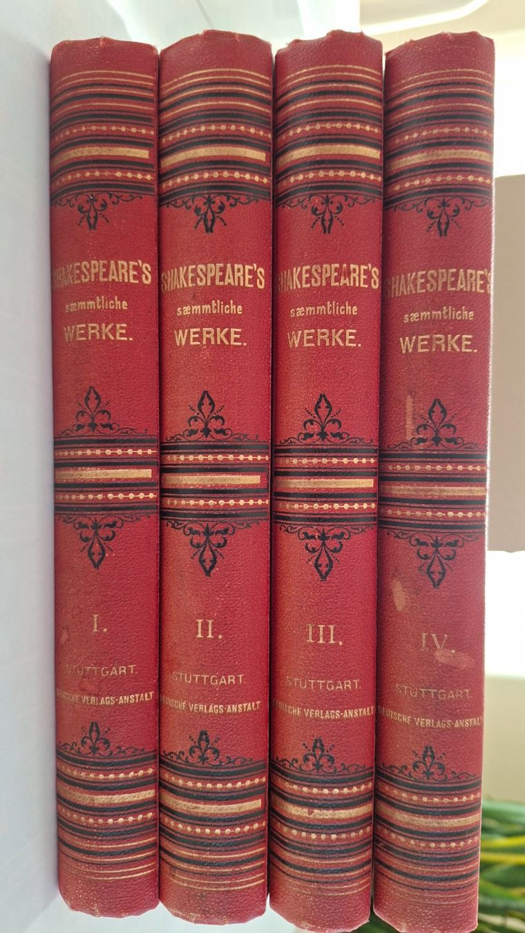 Libri: Shakespeare's Werke, illustriert, 4 Bände John Gilbert – Usato da Opfikon venduto da Diversamente 2