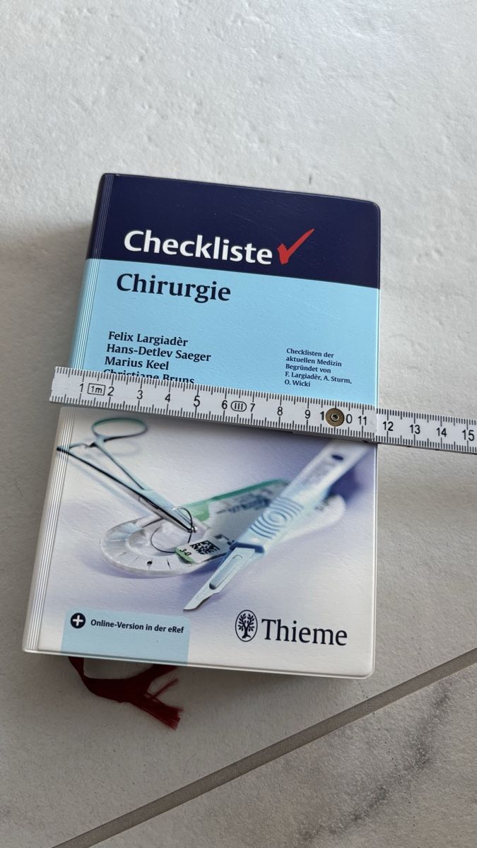 Libri: Checkliste Chirurgie 11. Auflage – Usato da Seengen venduto da sa_land 5