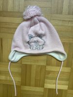 Süsse Wintermütze rosa Katzenmotiv Gr. 50