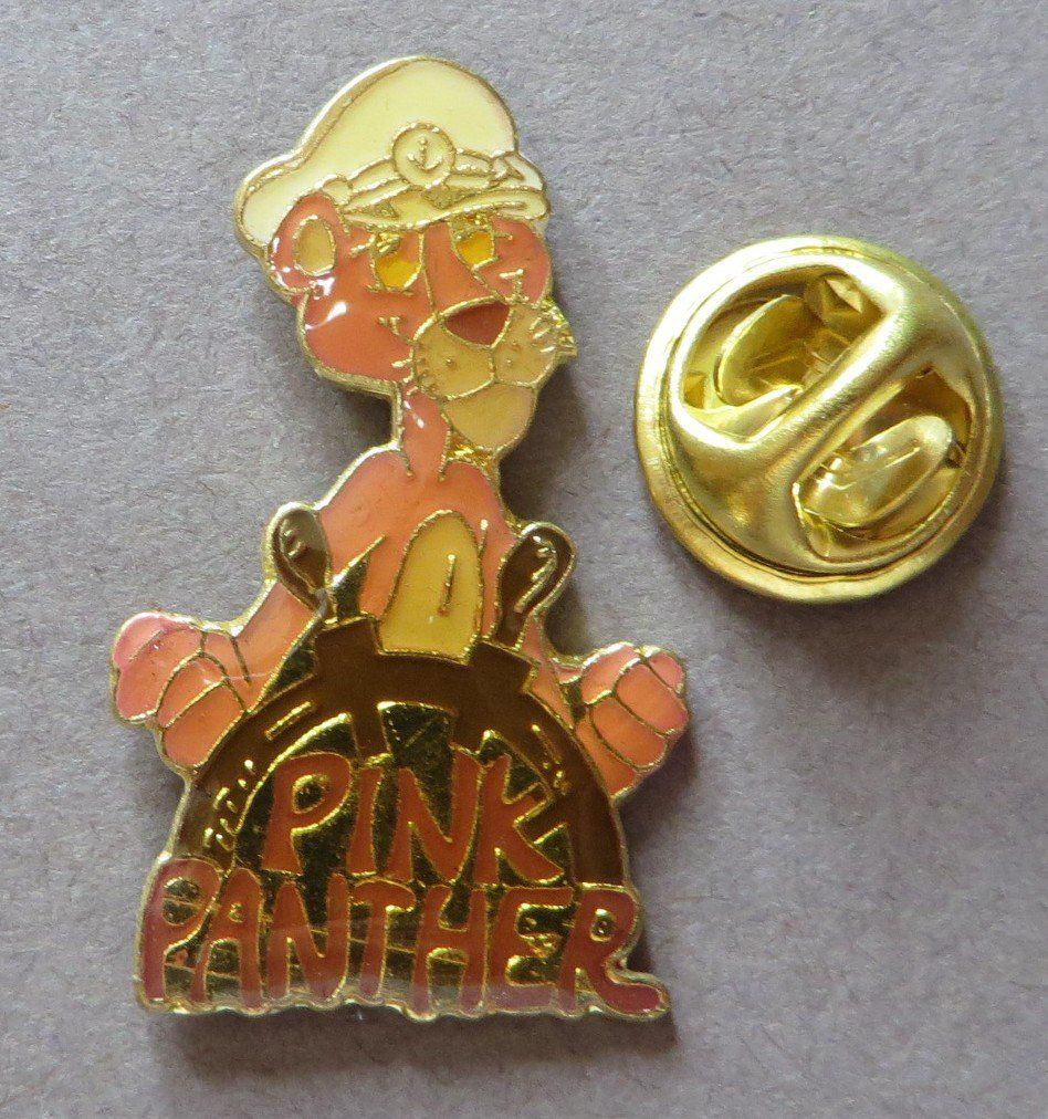 Placchette & Badge: PIN, COMICS PINK PANTHER KAPITÄN – Usato da Neuhausen venduto da luckimucki