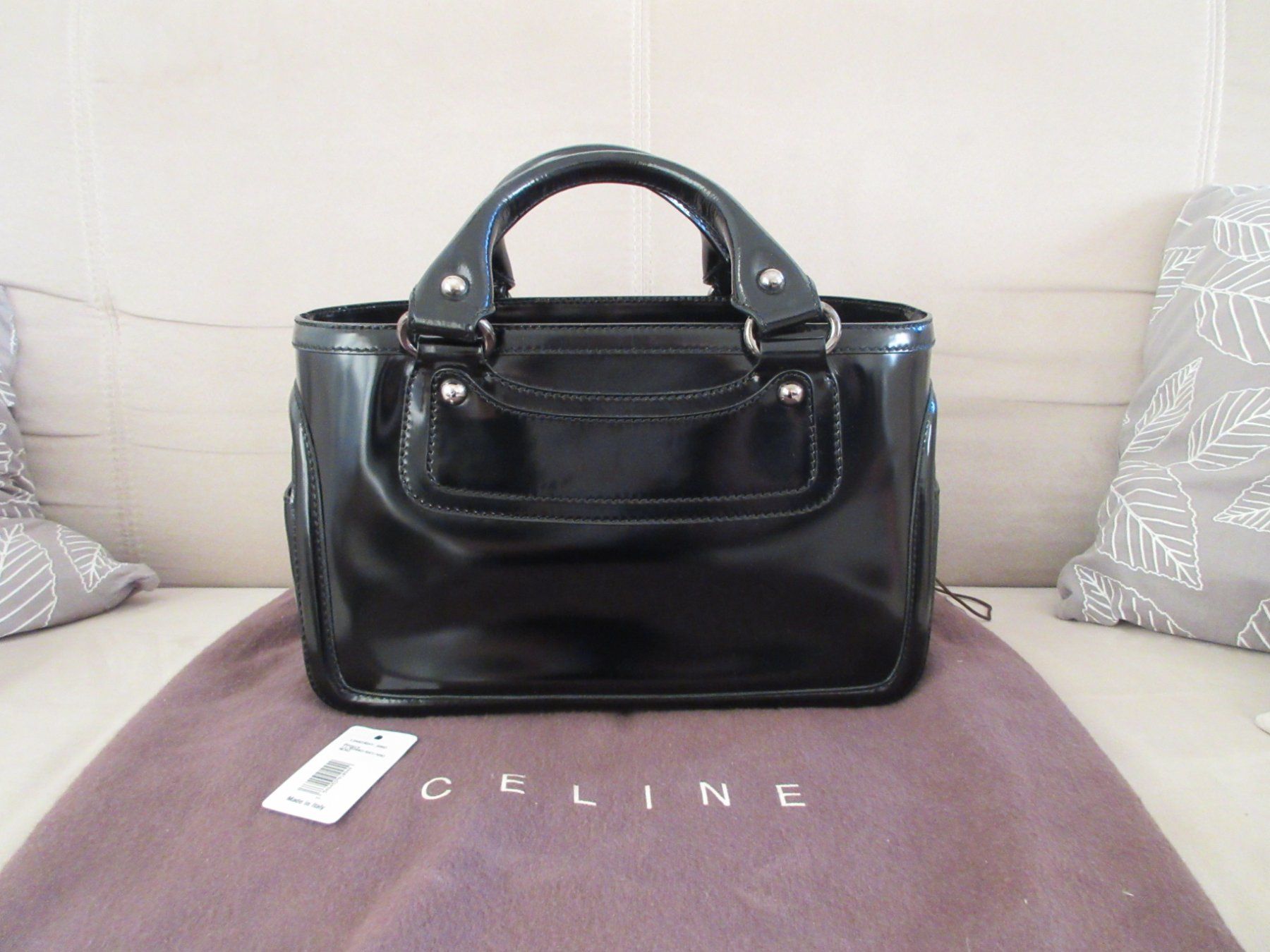Celine Taschen für Damen: Celine Boogie Black Leather Bag/LederTasche! – Gebraucht aus Goldach von mamakotzi 3