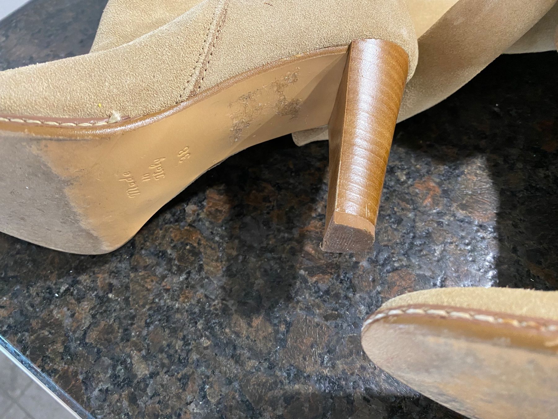 Damenschuhe: Bottes en daim – Gebraucht aus Clarens von OptitesJoliesChoses 2