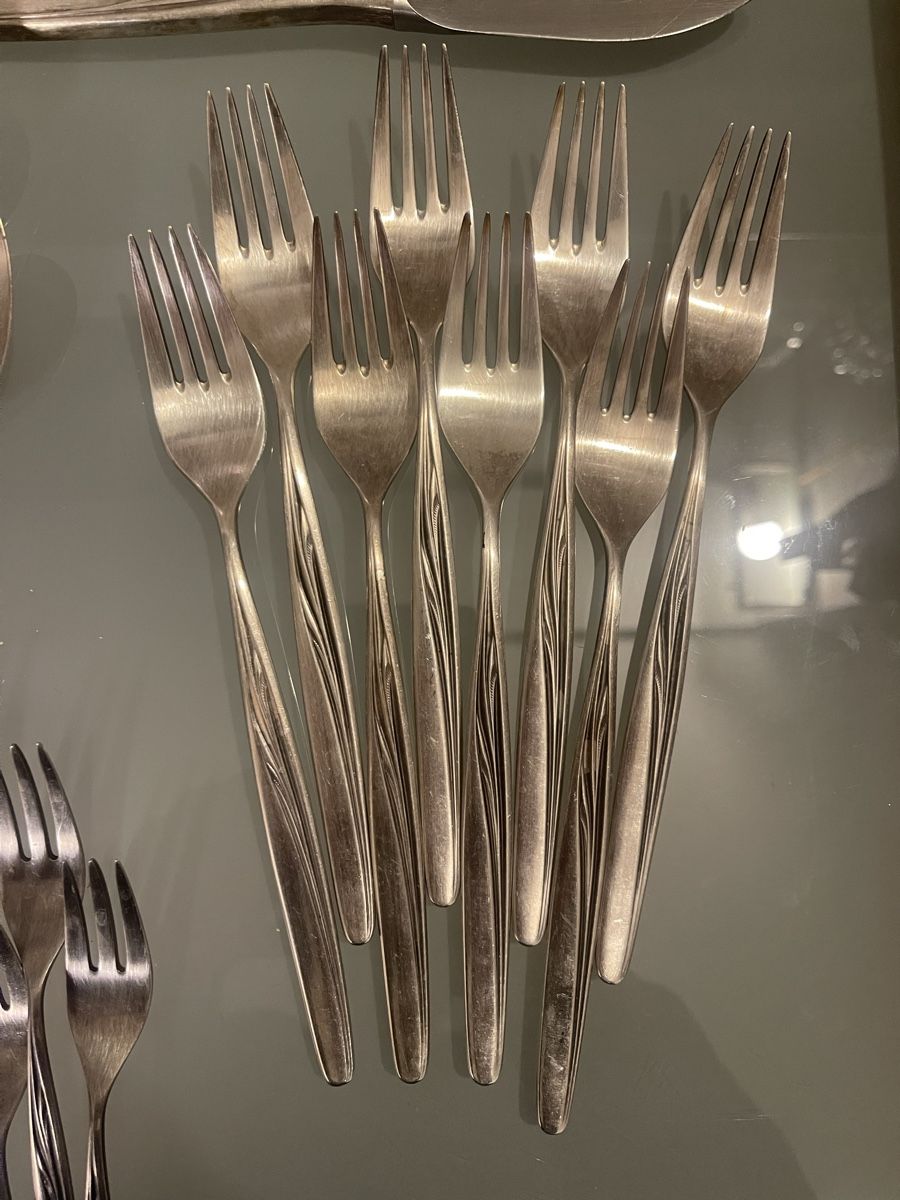 Set di posate: Besteck-set versilbert – Usato da Schlieren venduto da Mattis123 4