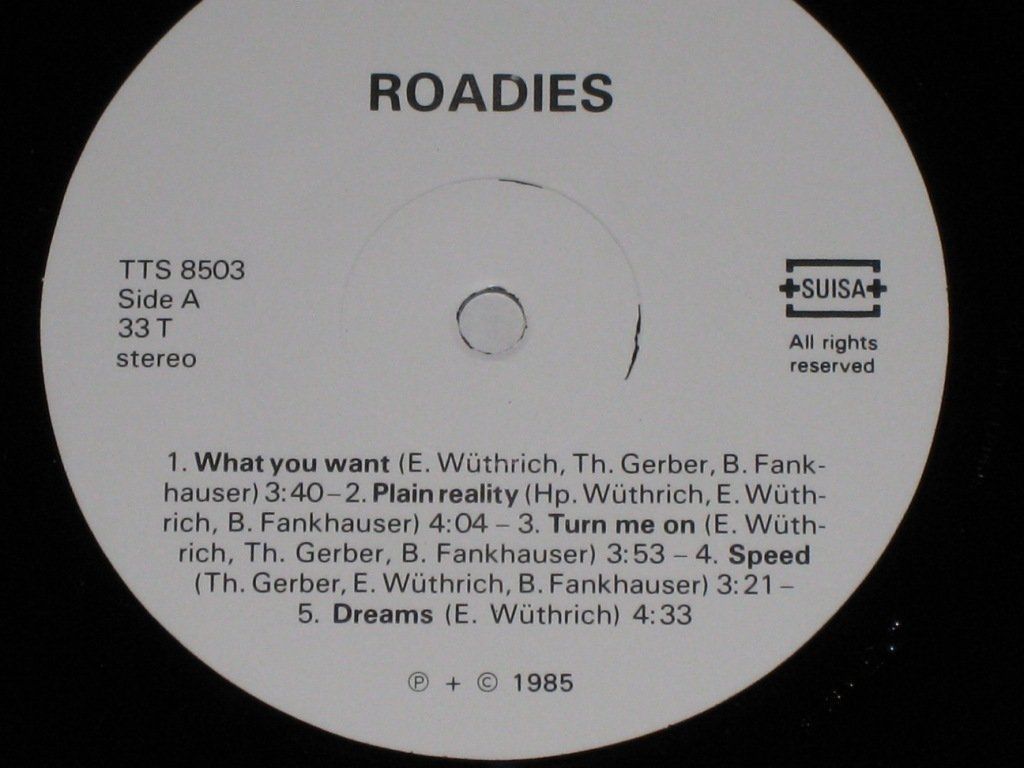 Schallplatten: LP - ROADIES – Gebraucht aus Steckborn von Quo7 1