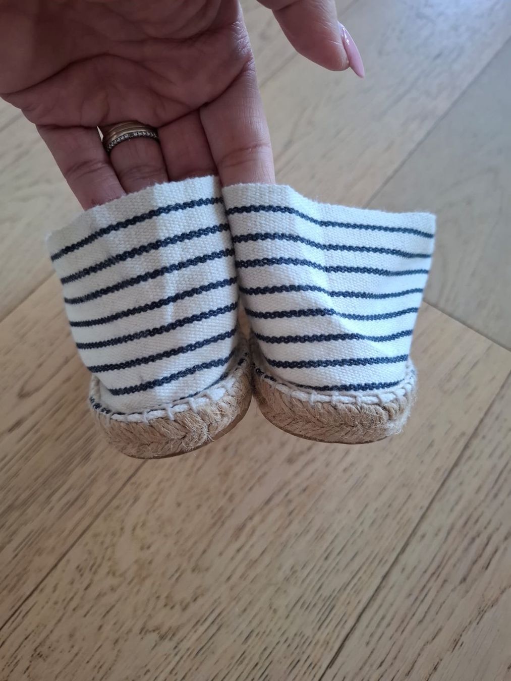 Scarpe da donna: Stoff Espadrilles mit Streifen, Gr. 37, NEU – Nuovo (secondo la descrizione) da Massagno venduto da Michaela.F 3