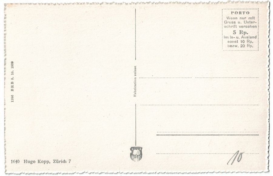 Cartoline postali: Brüttelen, Aebiheim, um 1940 – Usato da Frauenfeld venduto da POML 1