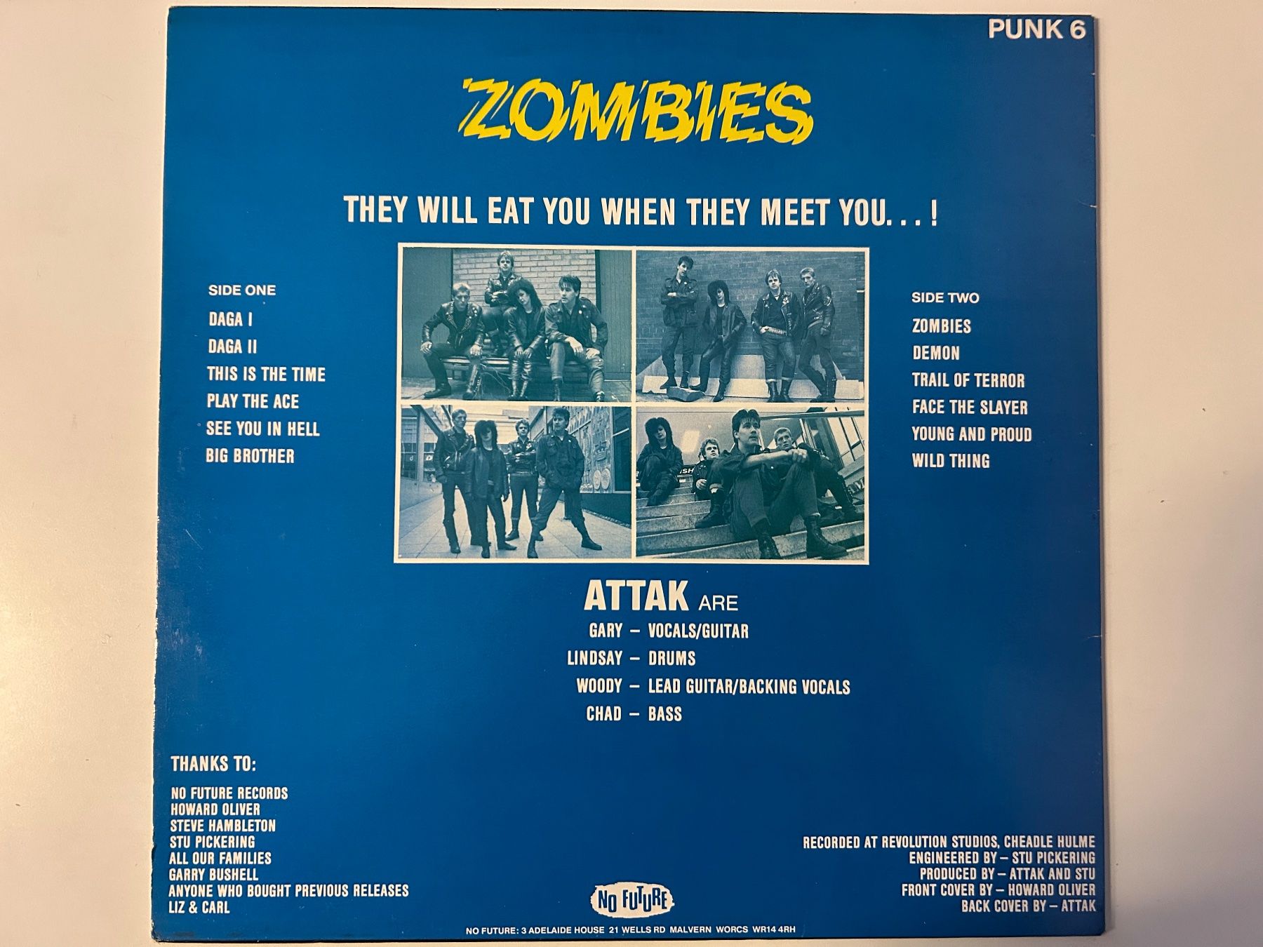 Dischi in vinile: Attak - Zombies  - Seltenes Vinyl – Usato da Aesch BL venduto da BlueMusicRecords 1