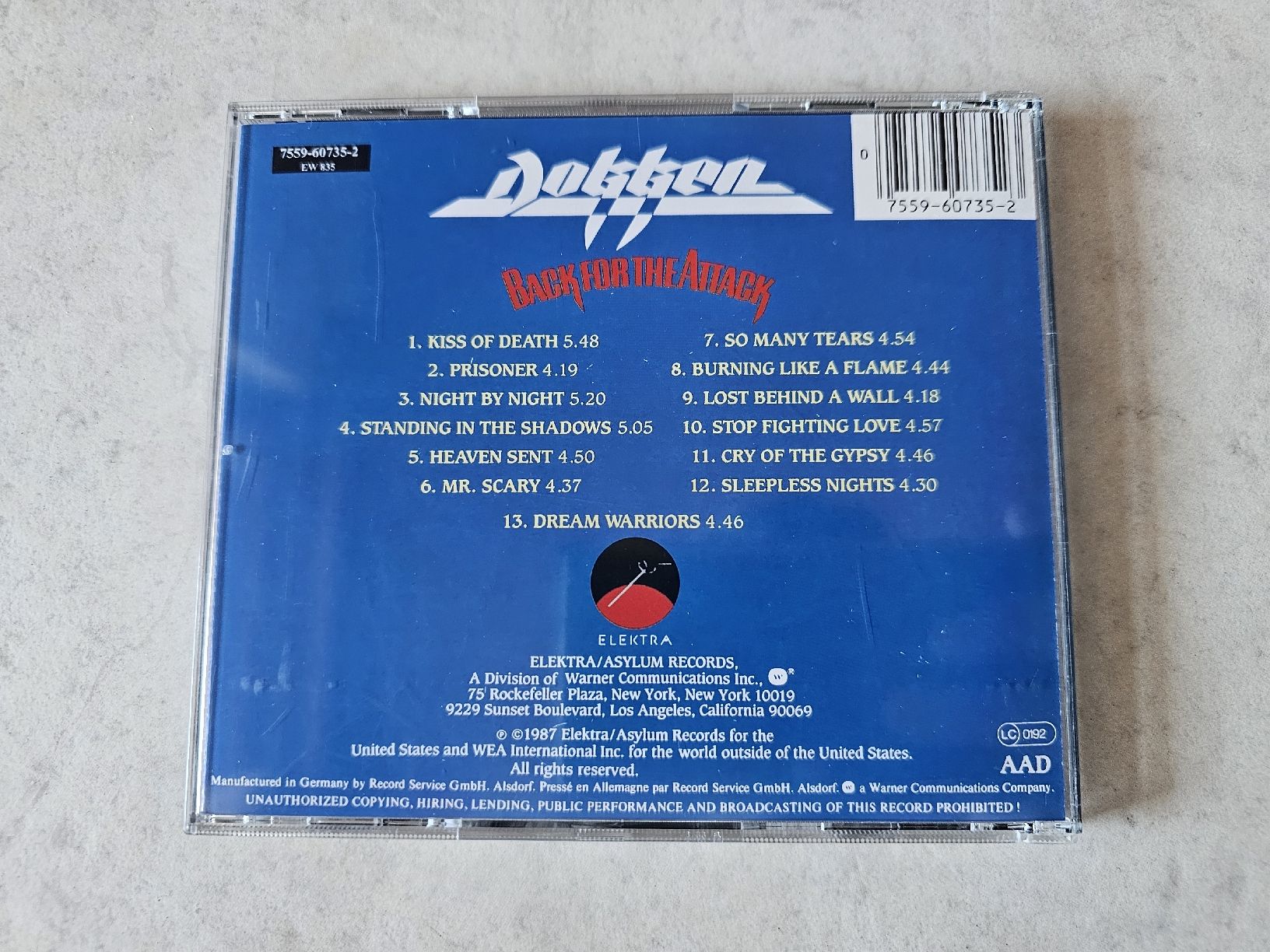 CD: Dokken  -  Back For The Attack – Usato da Schneisingen venduto da backstore24 1