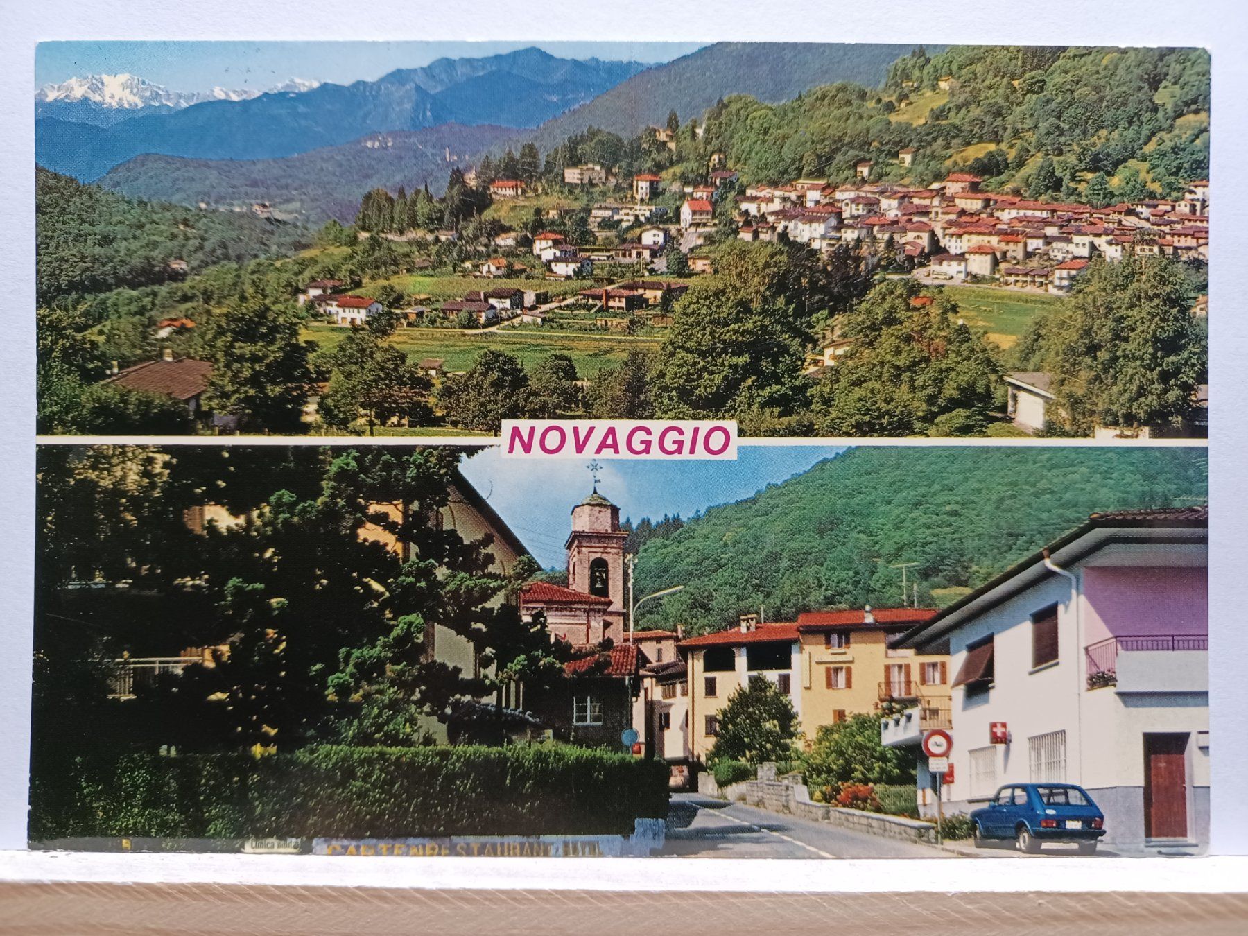 Ansichtskarten: TI, No. 67, Novaggio, Malcantone, 1980 – Gebraucht aus Aarau Rohr von mgvw