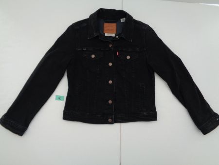 Damen Levis original Trucker Jeansjacke schwarz Grösse M