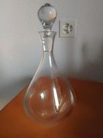 Wein Dekanter Dekantierkaraffe  schöne Vintage Karaffe Glas!