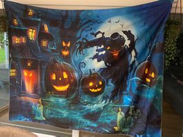 Liquidation Online Shop** 3stk Halloween Vorhang Wandteppich