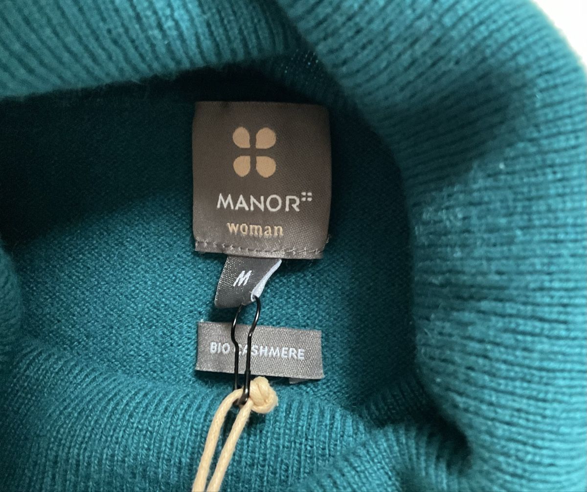 Manor Maglioni & Felpe: Pull col roulé MANOR en cachemire bio, taille M – Nuovo e nell'imballaggio originale da Corseaux venduto da Mililaforet75 3
