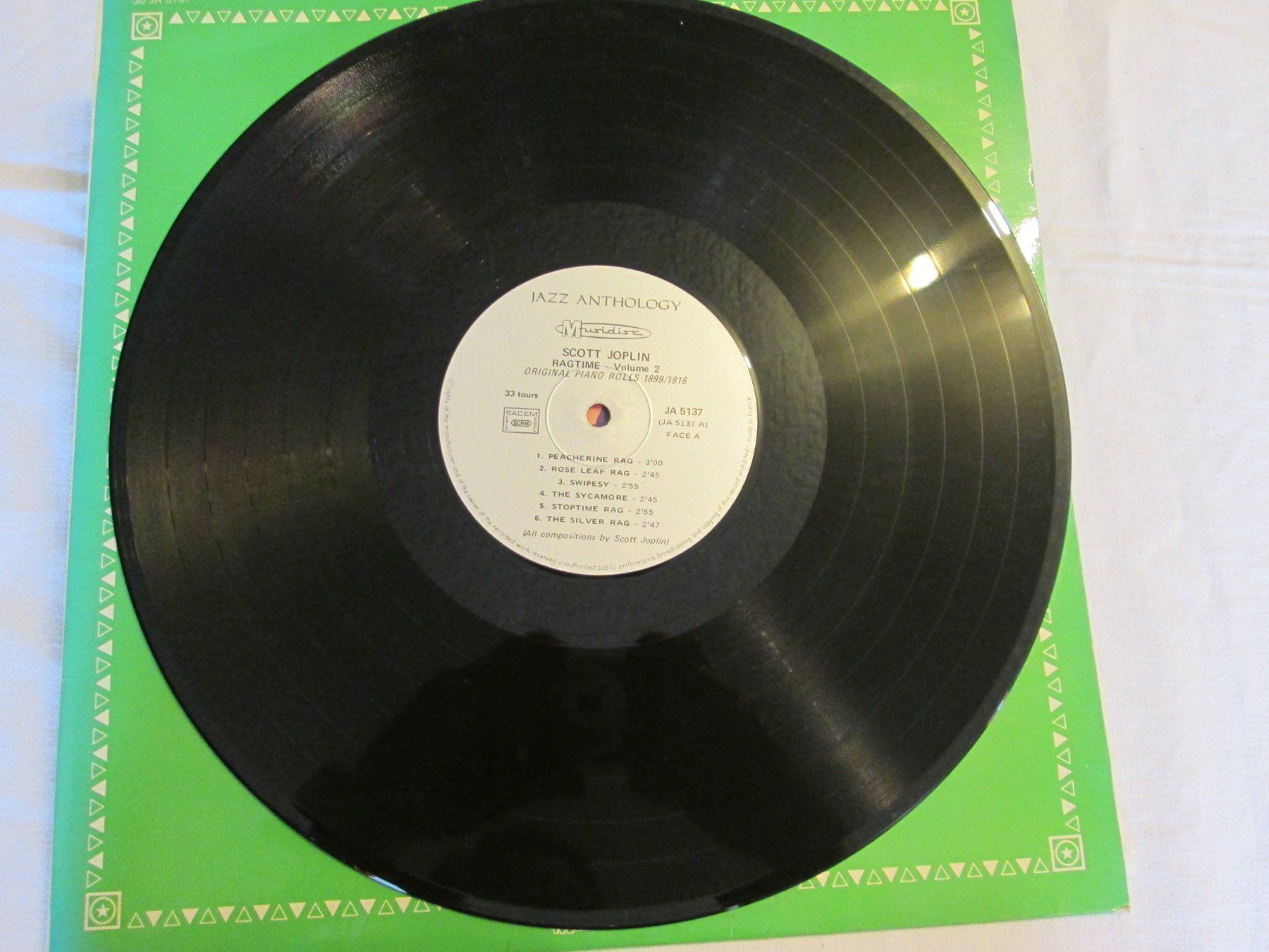 Dischi in vinile: Scott Joplin - Ragtime Vol.2 - 33T Vinyle LP – Usato da la Chaux-de-Fonds venduto da Lampe 1