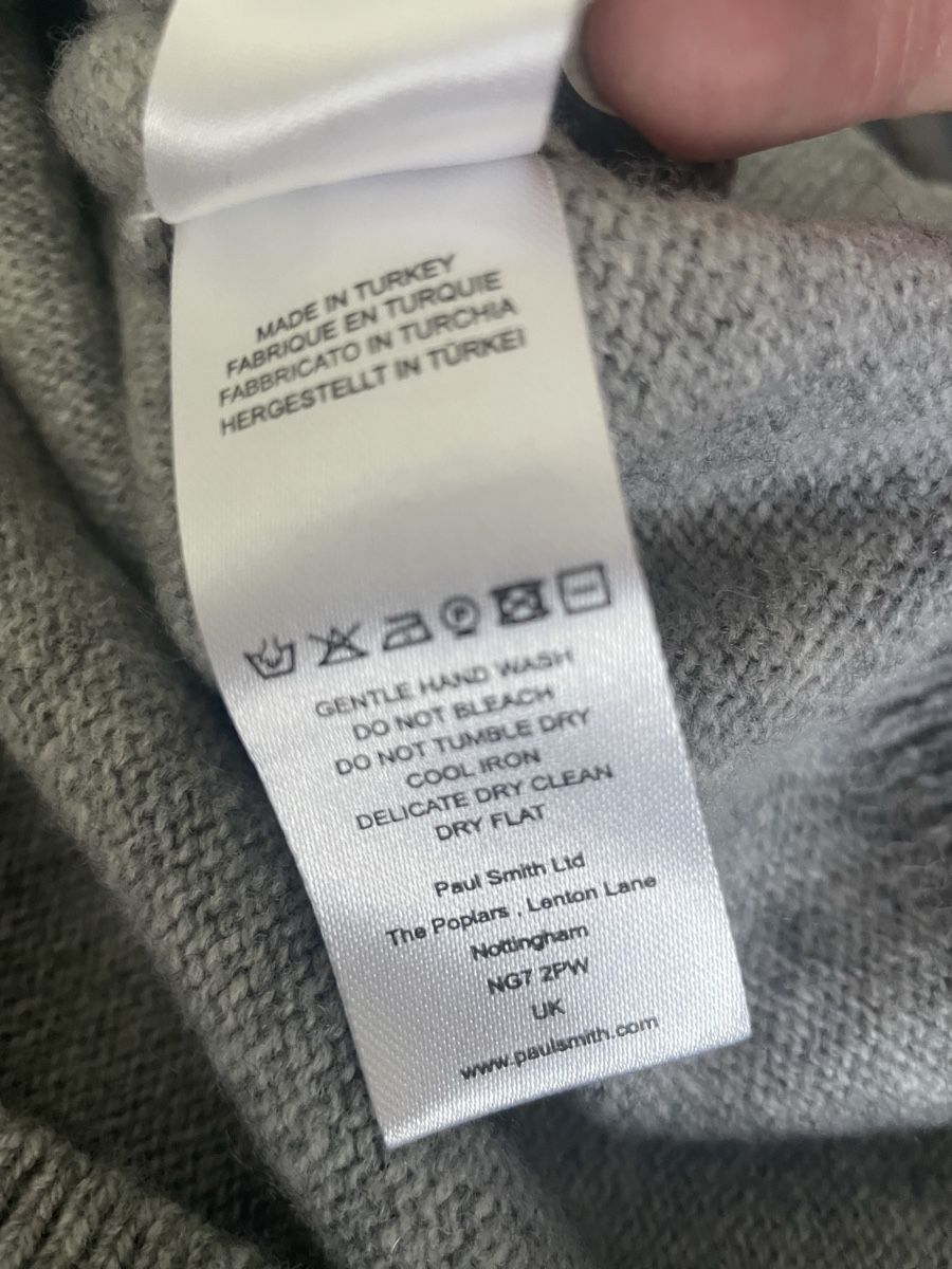Paul Smith Maglioni & Felpe: Paul Smith grey 100% wool jumper M – Nuovo (secondo la descrizione) da Embrach venduto da lau_2gtp 5