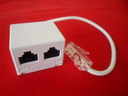 ISDN Porterweiterung, 2-fach (RJ45, 100 Ohm)