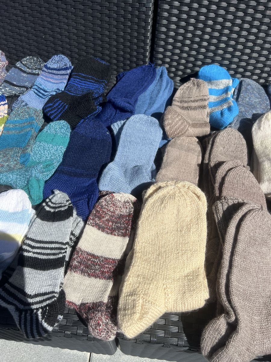 Calze: Diverse Wollsocken Handarbeit – Nuovo e nell'imballaggio originale da Bülach venduto da Cucculi 2