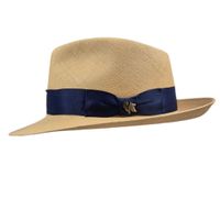 Original Panama Santorini mit blauem Band!  L 57/58cm