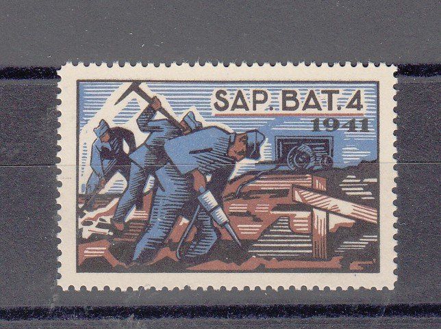 Tous les timbres: Sappeure 12/1** Sap.Bat.4 Kat.20.- – D'occasion à Herrliberg par Lfrifda
