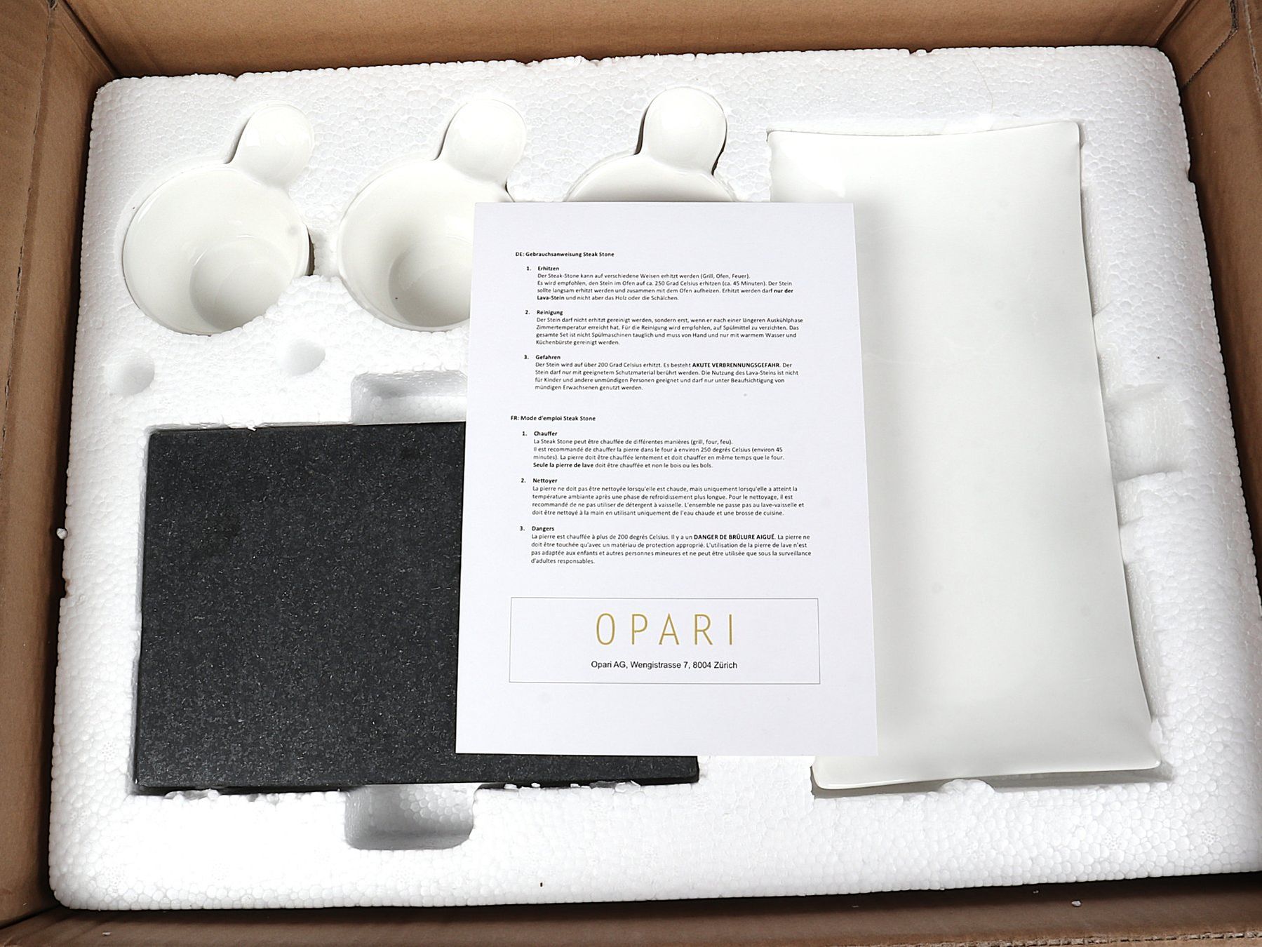 Set di piatti: LAVA BBQ Stone Set – Usato da Steinen venduto da Restwert_Steinen 7