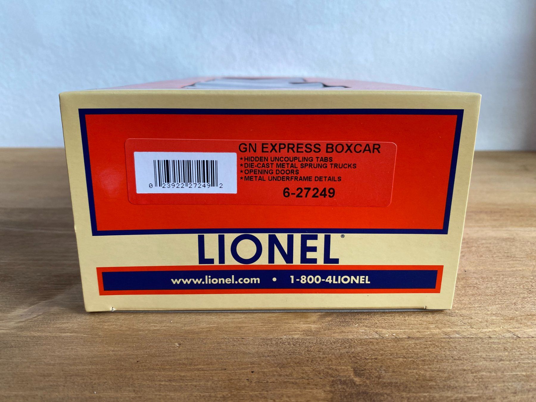 Lionel Modellini di ferrovie: Lionel GN Express Boxcar 6-27249 – Nuovo e nell'imballaggio originale da Luzern venduto da fairflip 1