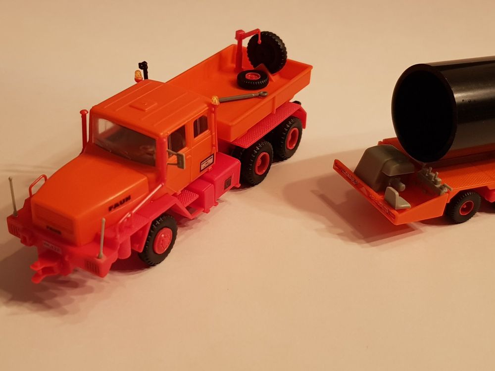 Maquette Kibri 10120 à Construire : Camion De Chantier, Occasion Mais Complet