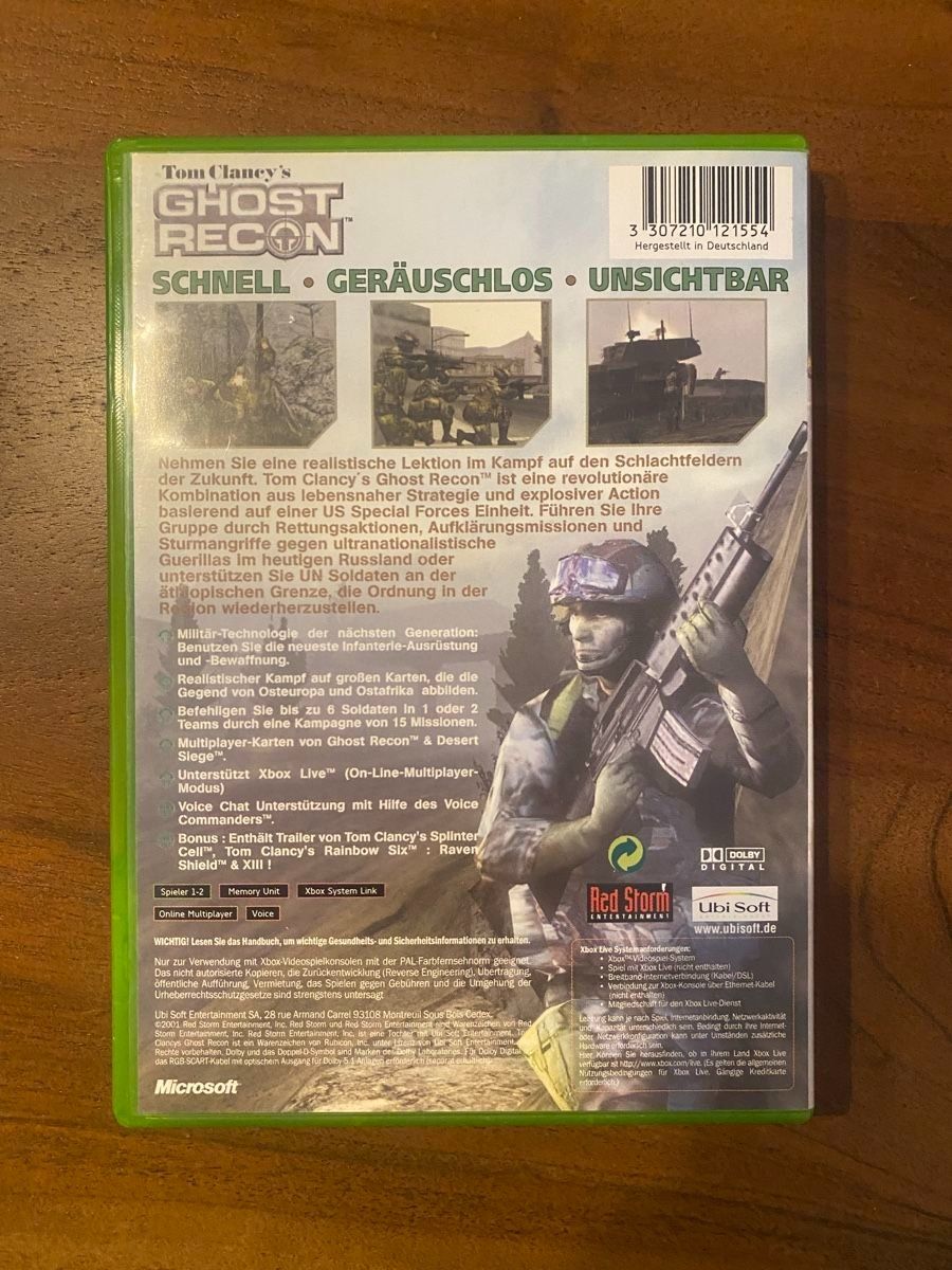 Giochi: Tom Clancy's Ghost Recon – Usato da Basel venduto da mgn_ft72 2