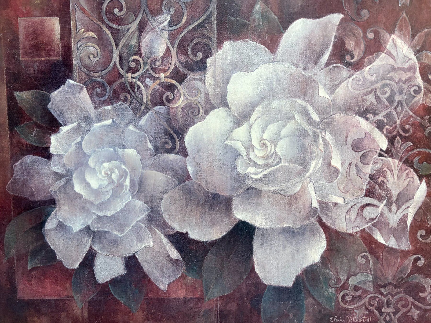 Dipinti: 100 cm breit x 75 cm hoch/Kunstdruck Blumen – Usato da Ottenbach venduto da TimelessEmotions. 8