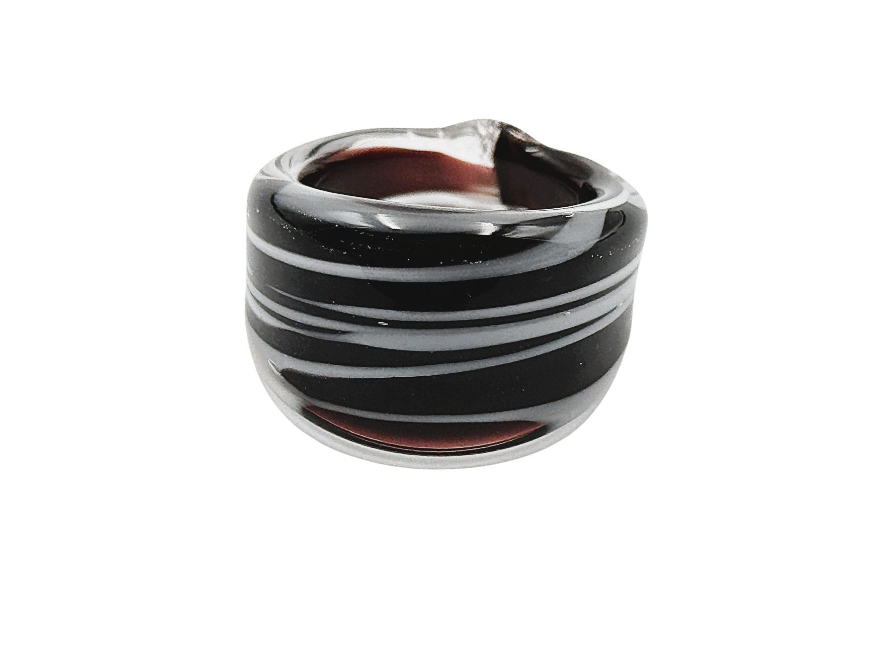 Murano Anelli: Ring Murano Glas G 53 Breite 16mm – Nuovo e nell'imballaggio originale da Oberkulm venduto da Murano-Schmuck