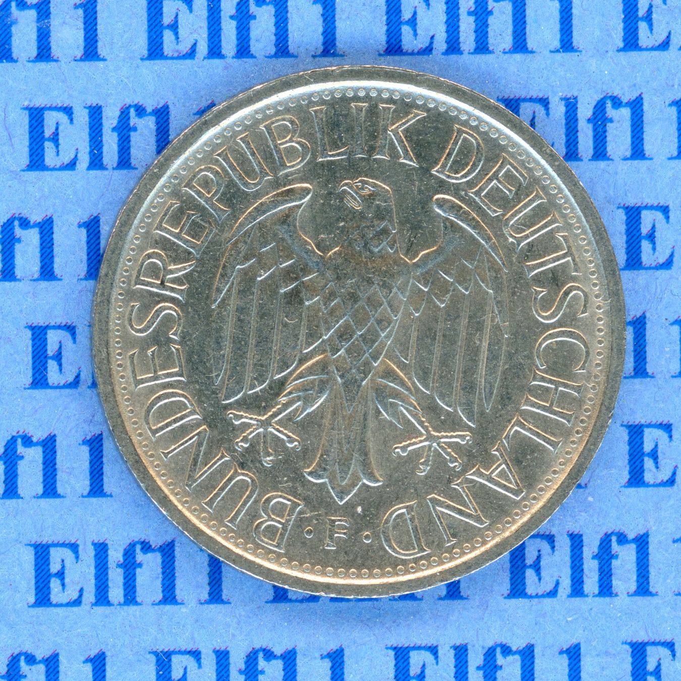 Tutti le monete: DEM___1.00 1981F vz 1 Deutsche Mark – Usato da Widnau venduto da Elf11 1