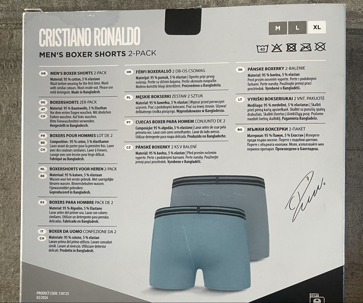 Biancheria intima: CR7 Boxer ( 2 pièces ) XL – Nuovo e nell'imballaggio originale da Fully venduto da thg_dcv9 2