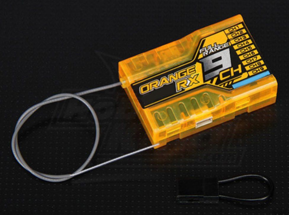 Récepteur Orange Rx R910 Compatible Spektrum DSM2 9Ch 2.4Ghz (Neu und ...