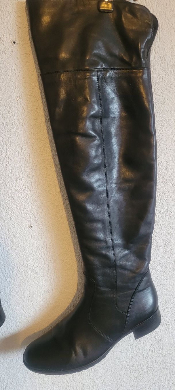 Gabor Damenschuhe: Lederstiefel Gabor – Gebraucht aus St. Silvester von misterdollar