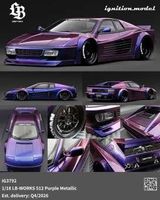 Ferrari  LB-WORKS 512, purple 1/18 Ignition NEU