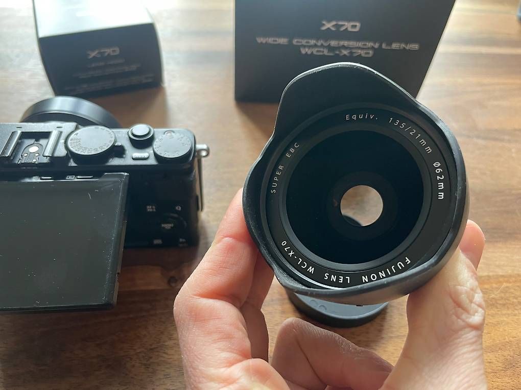 Fujifilm Kamera: Fujifilm X70 inkl. WCL-X70 – Gebraucht aus Bern von manuber 1
